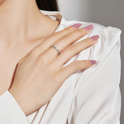 [Kismet Jewels ]Sparkling Vibrant Round Shape Daily Ring