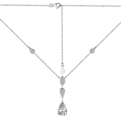 [Kismet Jewels ]Dazzling Pear Cut Necklace