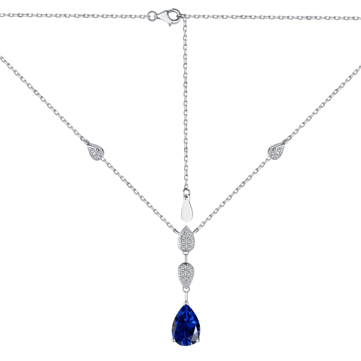 [Kismet Jewels ]Dazzling Pear Cut Necklace
