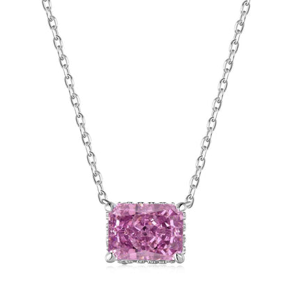 [Kismet Jewels ]Luxurious Square Shape Colorful Necalack