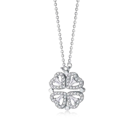 [Kismet Jewels ]Ornate Heart Cut Flower Shape Necklace