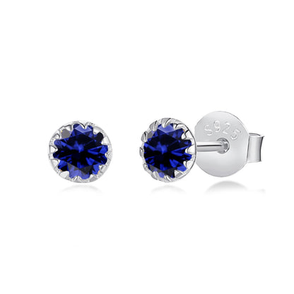 [Kismet Jewels ]Sparkling Colorful Round Shape Earrings