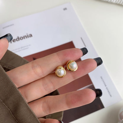 [Kismet Jewels ]Dainty Bread Pearl Earrings