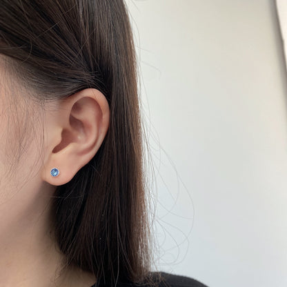 [Kismet Jewels ]Sparkling Colorful Round Shape Earrings