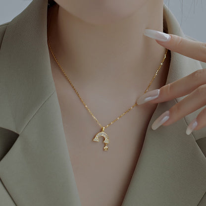 [Kismet Jewels ]Unique Rainbow Star Necklace