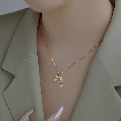 [Kismet Jewels ]Unique Rainbow Star Necklace