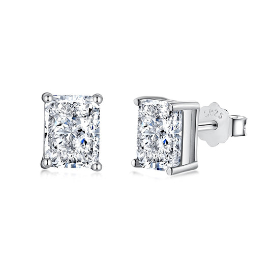 [Kismet Jewels ]Radiant Luxurious Princess Cut Daily Earrings