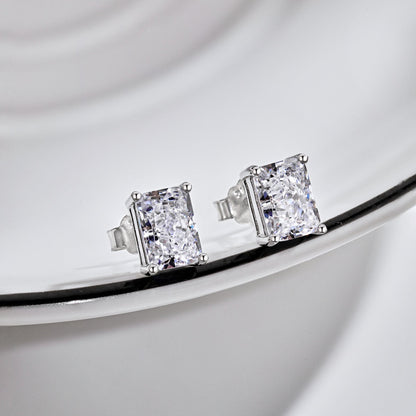 [Kismet Jewels ]Radiant Luxurious Princess Cut Daily Earrings