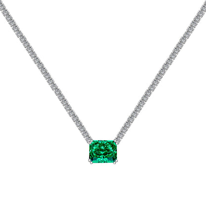 [Kismet Jewels ]4.0 Carat Elegant Radiant Cut Necklace