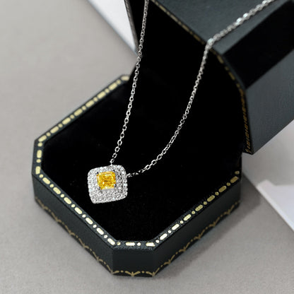 [Kismet Jewels ]Sparkling Asscher Cut Necklace