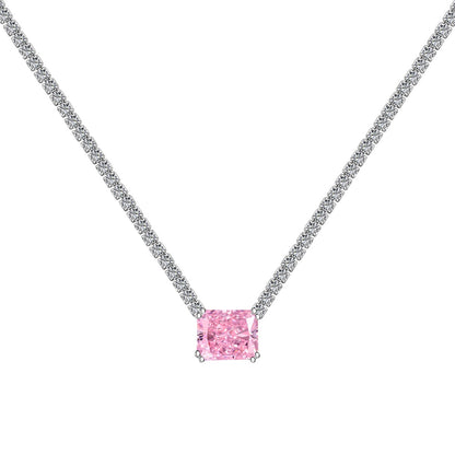 [Kismet Jewels ]4.0 Carat Elegant Radiant Cut Necklace