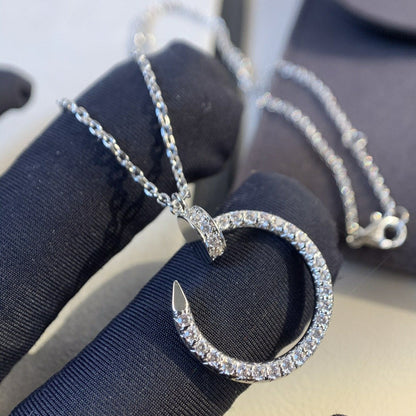 [Kismet Jewels ]JUSTE NECKLACE SILVER DIAMONDS