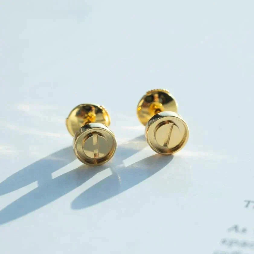 [Kismet Jewels ]LOVE EARRINGS GOLD 10MM