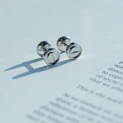 [Kismet Jewels ]LOVE EARRINGS SILVER 10MM