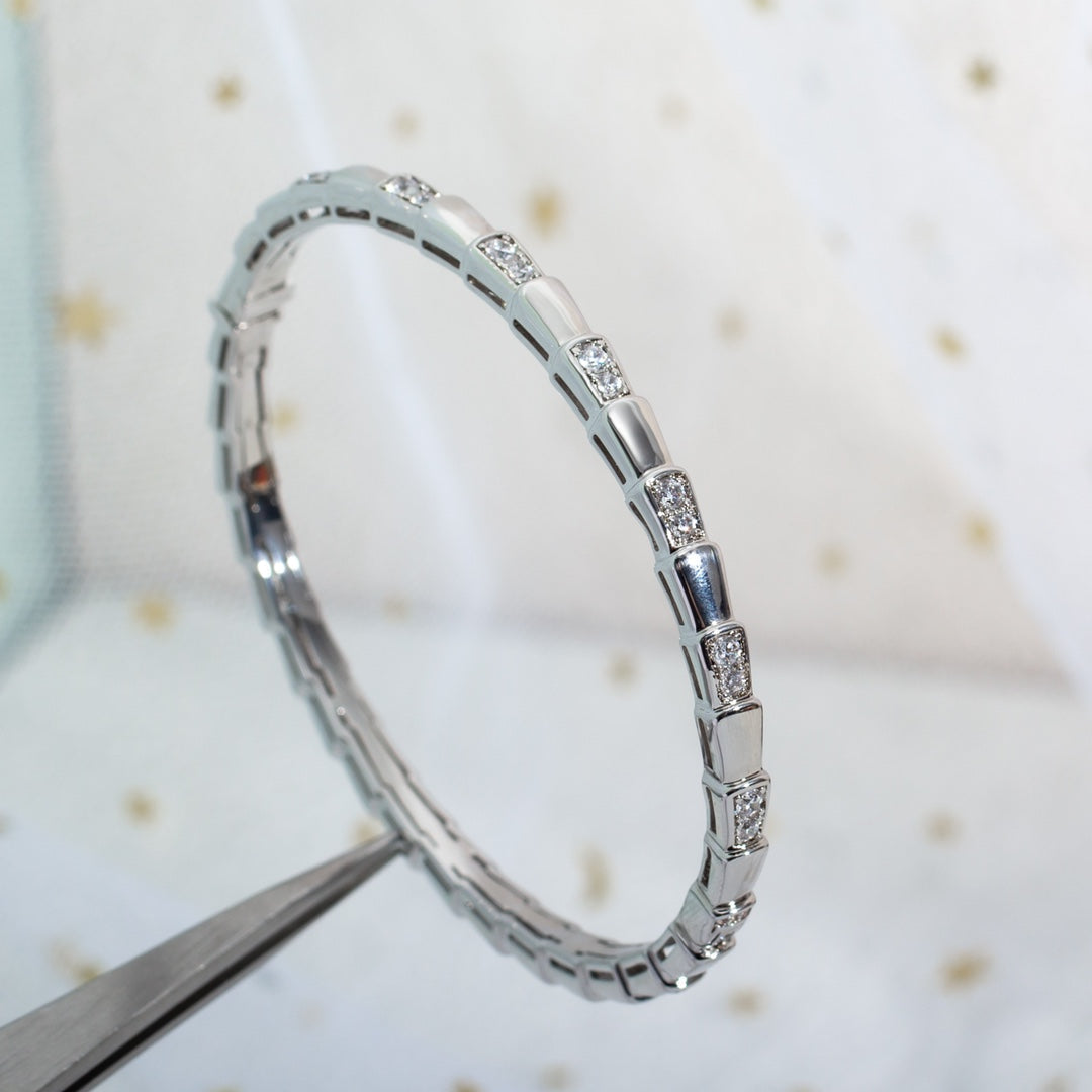 [Kismet Jewels ]SERPENTI BRACELET SILVER DIAMOND