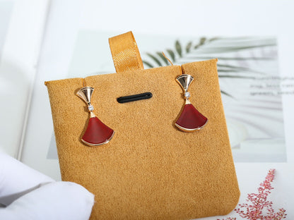 [Kismet Jewels ]DREAM Carnelian PINK GOLD EARRINGS