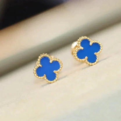 [Kismet Jewels ]CLOVER MINI 9.5MM TURQUOISE EARRINGS