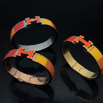 [Kismet Jewels ]H BRACELET ORANGE RAINBOW CERAMIC