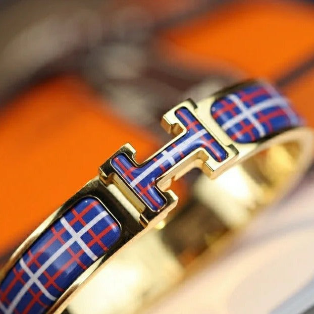 [Kismet Jewels ]H TARTAN BRACELET 12MM