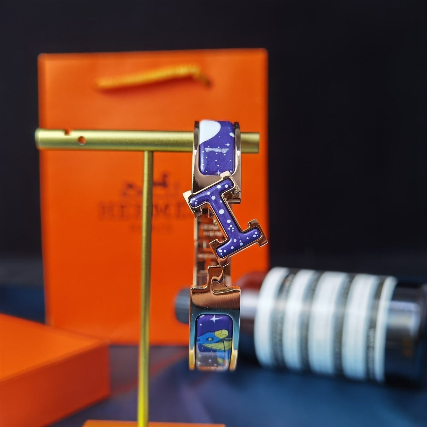 [Kismet Jewels ]H STAR AND MOON BRACELET 12MM