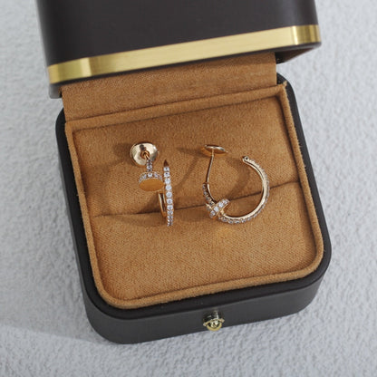 [Kismet Jewels ]JUSTE EARRINGS 12.75MM PINK GOLD DIAMOND