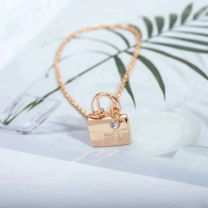 [Kismet Jewels ]AMULETTE PEDANT ROSE GOLD NECKLACE