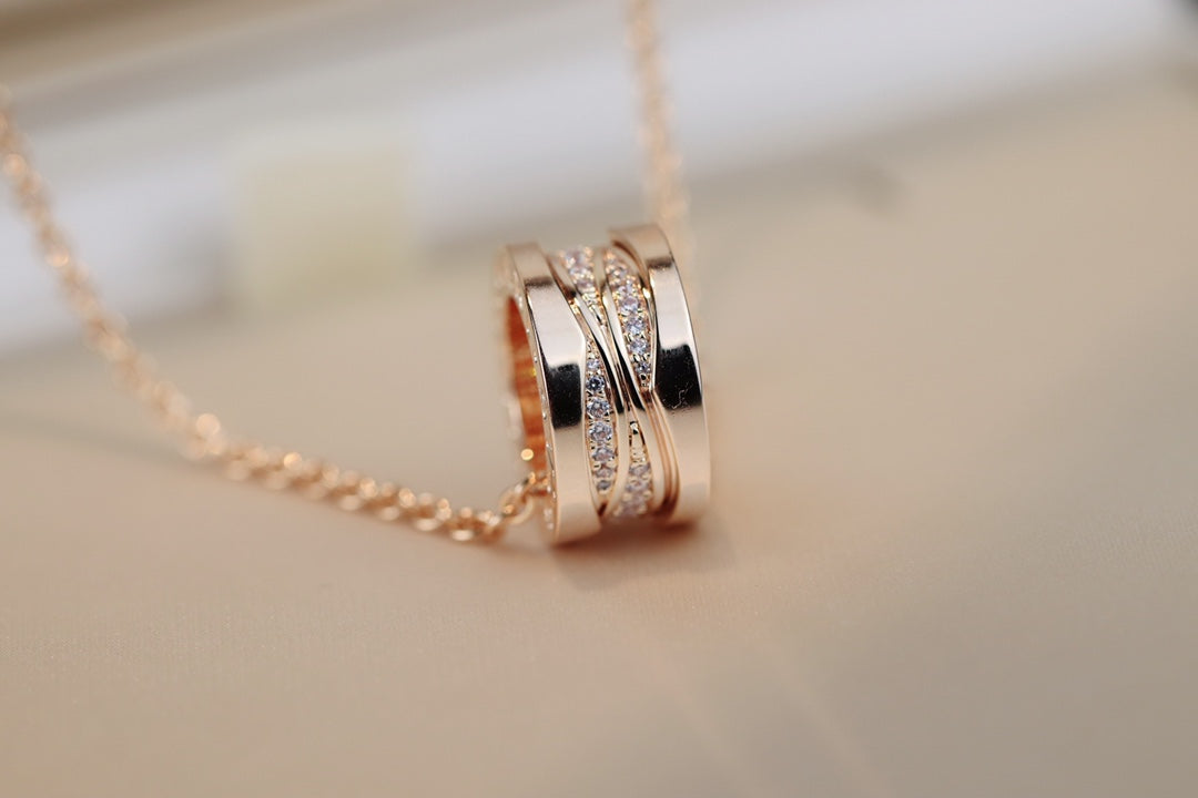 [Kismet Jewels ]ZERO 1 PINK GOLD DIAMOND NECKLACE