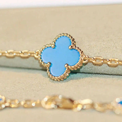 [Kismet Jewels ]CLOVER 20 MOTIFS TURQUOISE GOLD