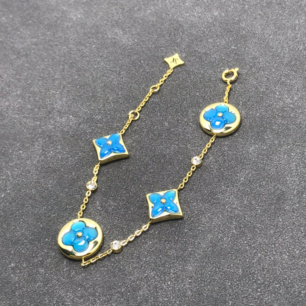 [Kismet Jewels ]STAR AND SUN TURQUOISE 4 MOTIFS 3 DIAMONDS