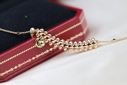 [Kismet Jewels ]CLASH PINK GOLD NECKLACE