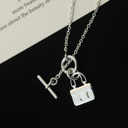 [Kismet Jewels ]POP H PEDANT SILVER NECKLACE
