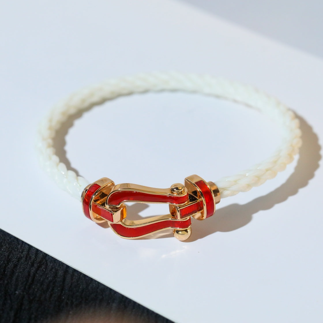 [Kismet Jewels ]FORCE 10 WHITE TEXTILE DIAMOND PAVED