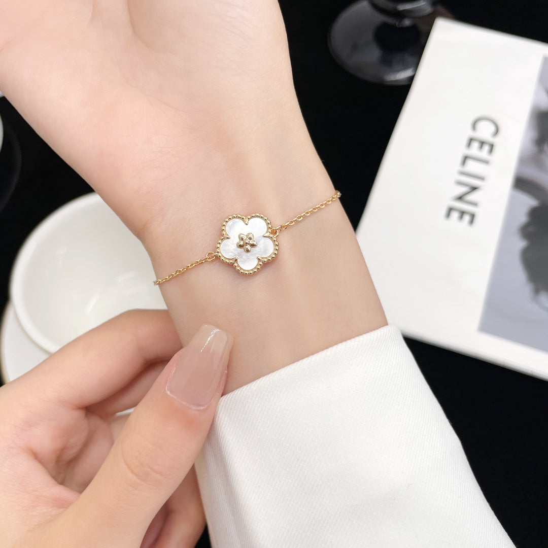 [Kismet Jewels ]LUCKY SPRING ROSE GOLD MOP BRACELET