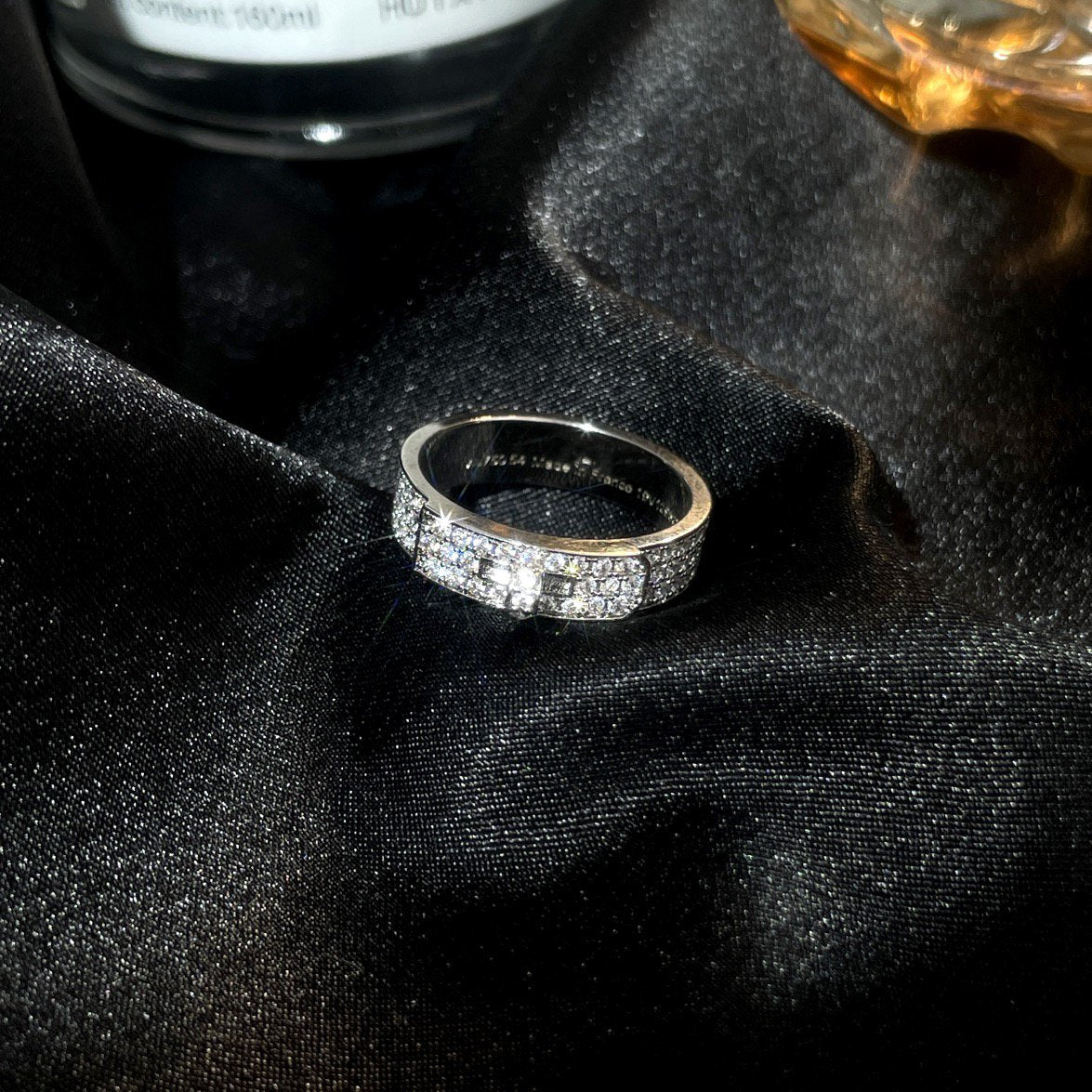 [Kismet Jewels ]KELLY SILVER DIAMOND RING