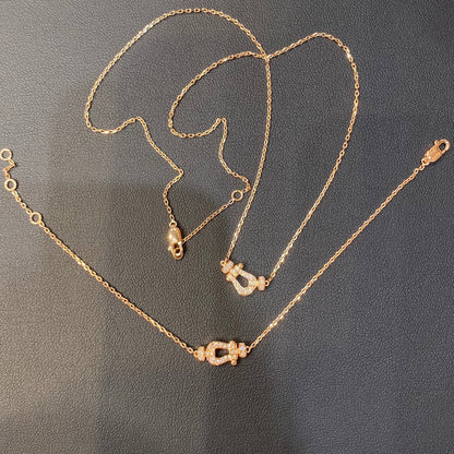 [Kismet Jewels ]FORCE 10 DIAMOND PINK GOLD NECKLACE MINI MODEL