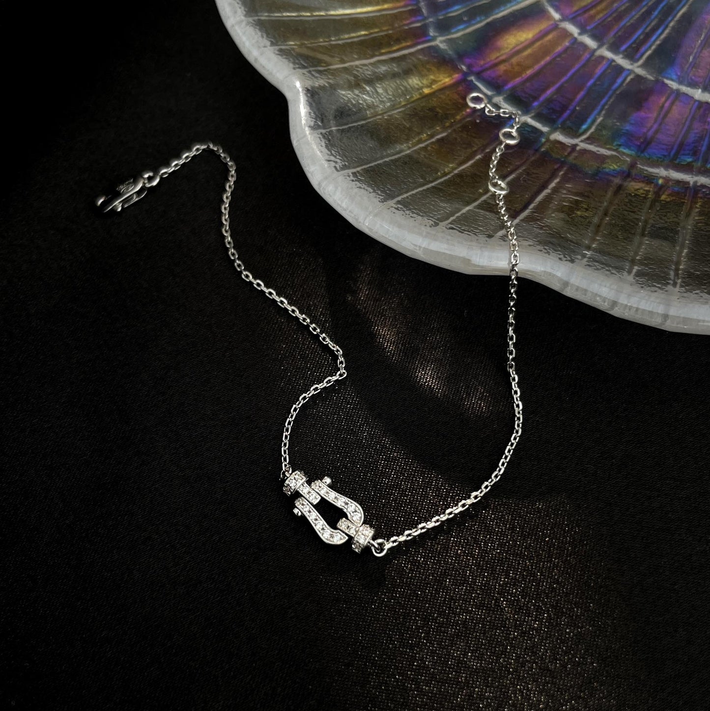 [Kismet Jewels ]FORCE 10 FULL DIAMOND BUCKLE CHAIN LINK MINI MODEL