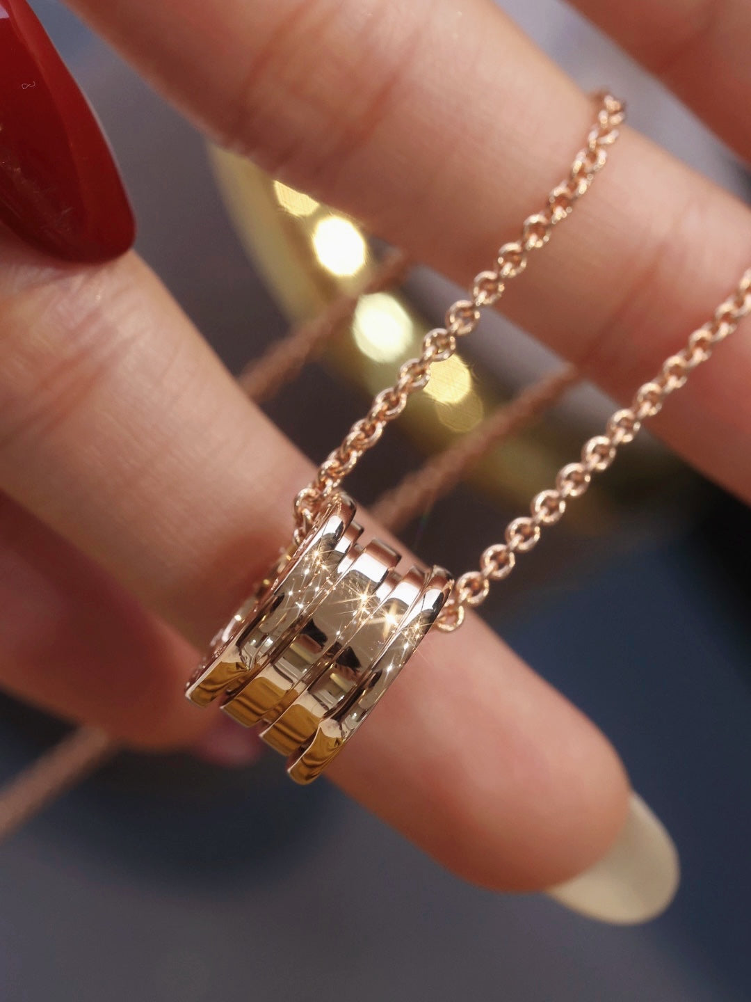 [Kismet Jewels ]ZERO 1 PINK GOLD NECKLACE