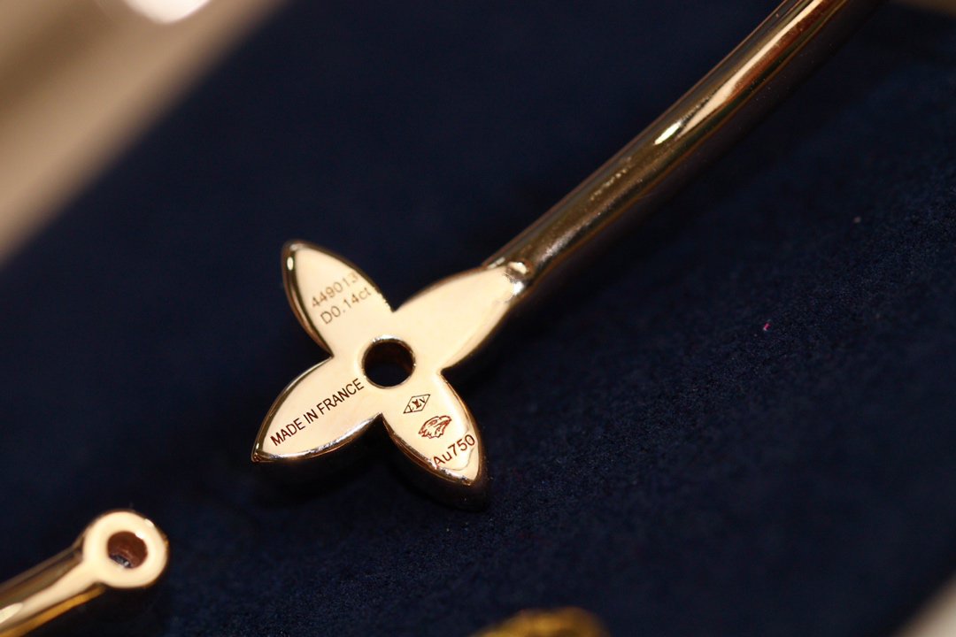 [Kismet Jewels ]IDYLLE PINK GOLD OPEN BRACELET DIAMOND PAVED