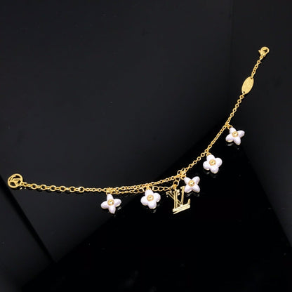 [Kismet Jewels ]LOGO 6 MOTIF STAR AND SUN GOLD BRACELET