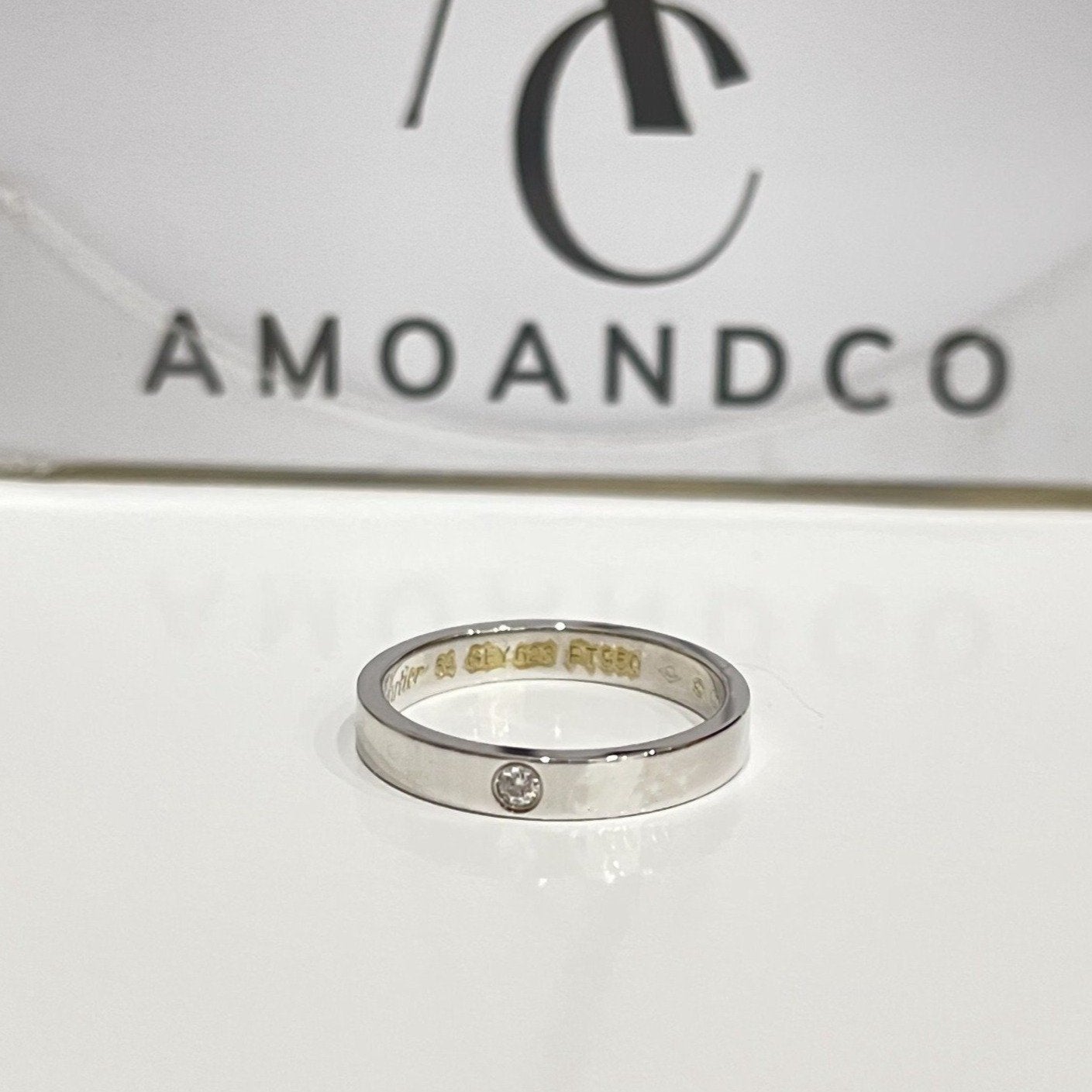 [Kismet Jewels ]LOVE RING 4MM 1 DIAMOND