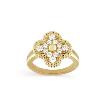 [Kismet Jewels ]CLOVER DIAMOND RING