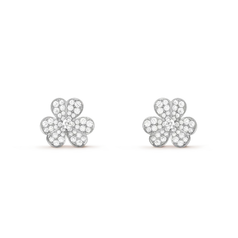 [Kismet Jewels ]CLOVER COMOS DIAMOND EARRINGS SILVER