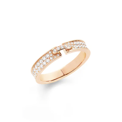 [Kismet Jewels ]ALLIANCE LIENS VIDENCE PAVED DIAMOND 4MM RING