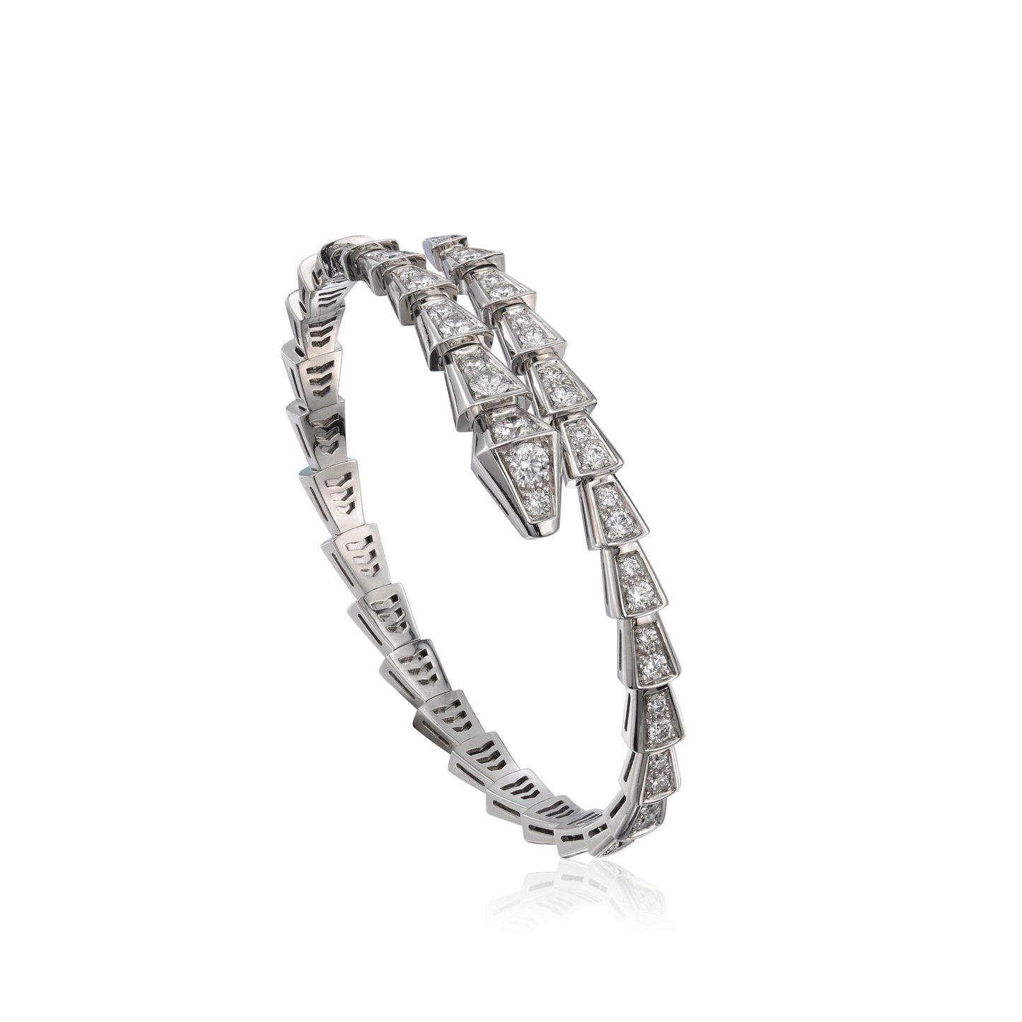 [Kismet Jewels ]SERPENTI BRACELET 6MM SILVER DIAMOND