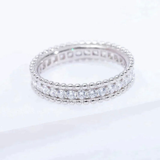 [Kismet Jewels ]PERLEE DIAMOND SILVER RING