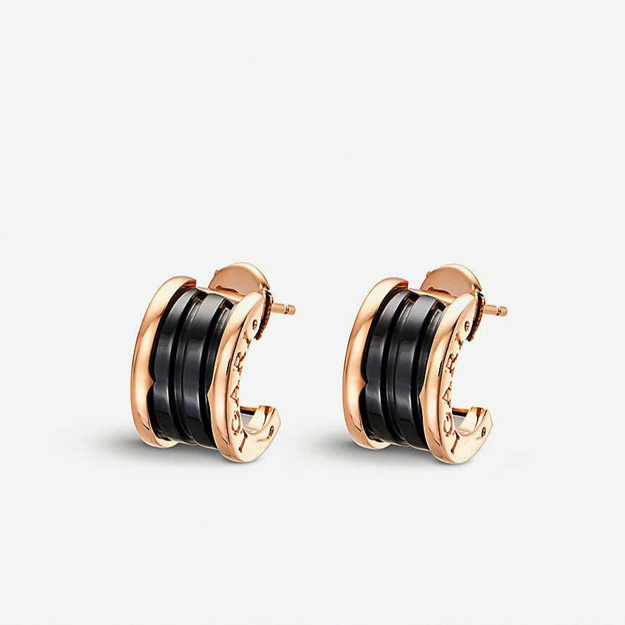 [Kismet Jewels ]ZERO 1 PINK GOLD CERAMIC EARRINGS