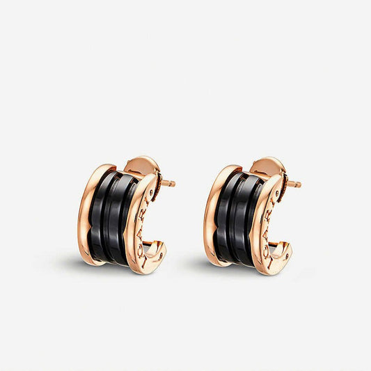 [Kismet Jewels ]ZERO 1 PINK GOLD CERAMIC EARRINGS