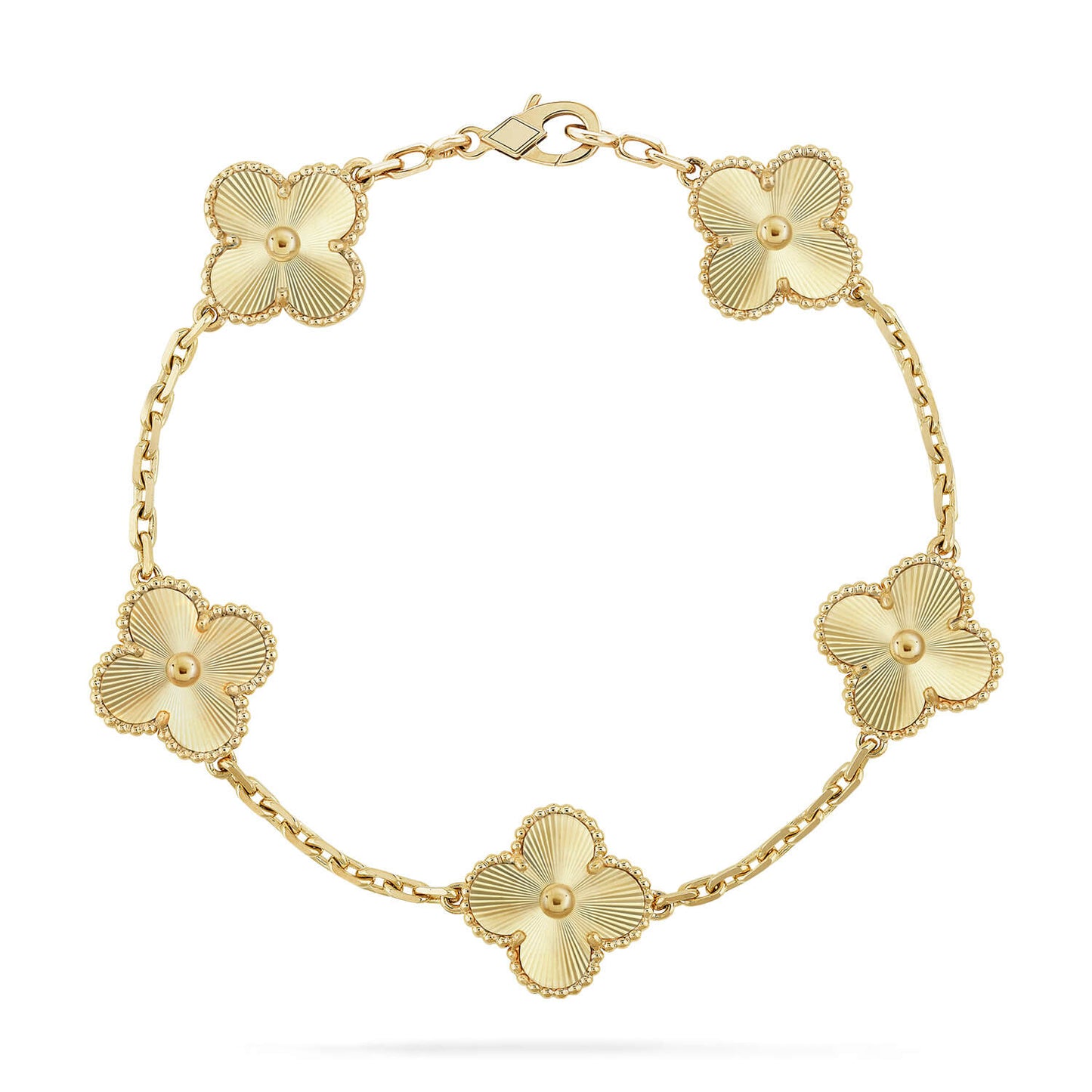 [Kismet Jewels ]CLOVER 5 FLOWERS LASER BRACELET