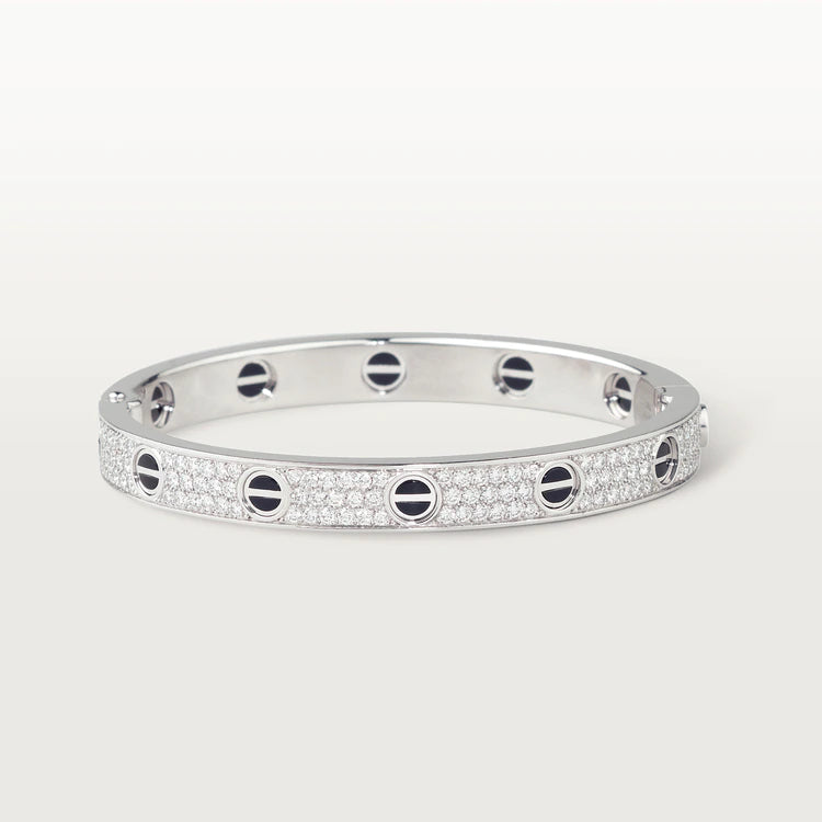 [Kismet Jewels ]LOVE BRACELET 6.1MM DIAMOND-PAVED CERAMIC