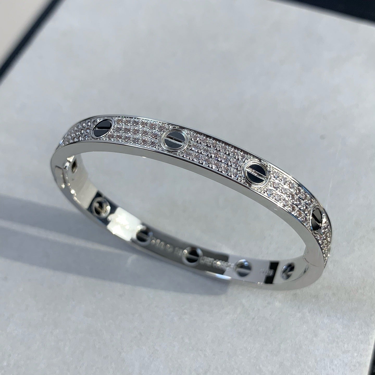 [Kismet Jewels ]LOVE BRACELET 6.1MM DIAMOND-PAVED CERAMIC